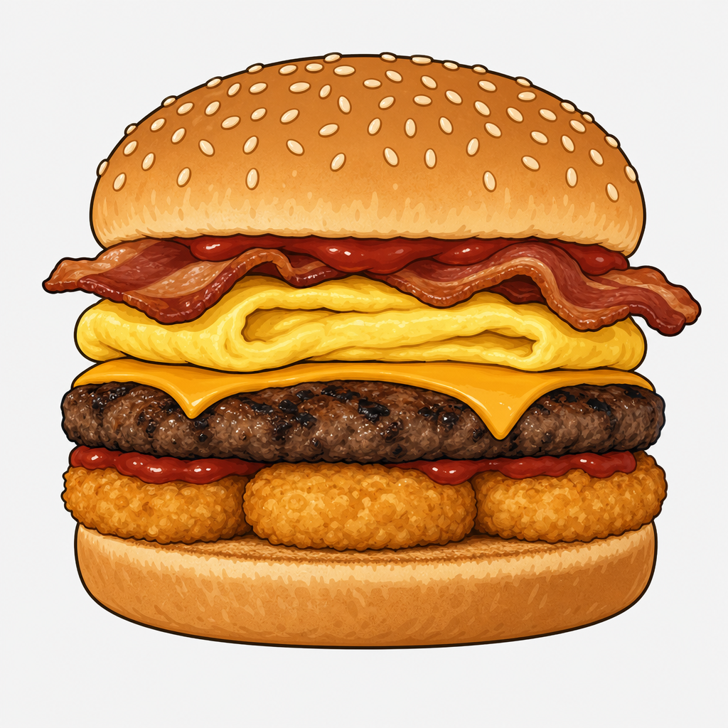 Carl's Jr. Breakfast Burger