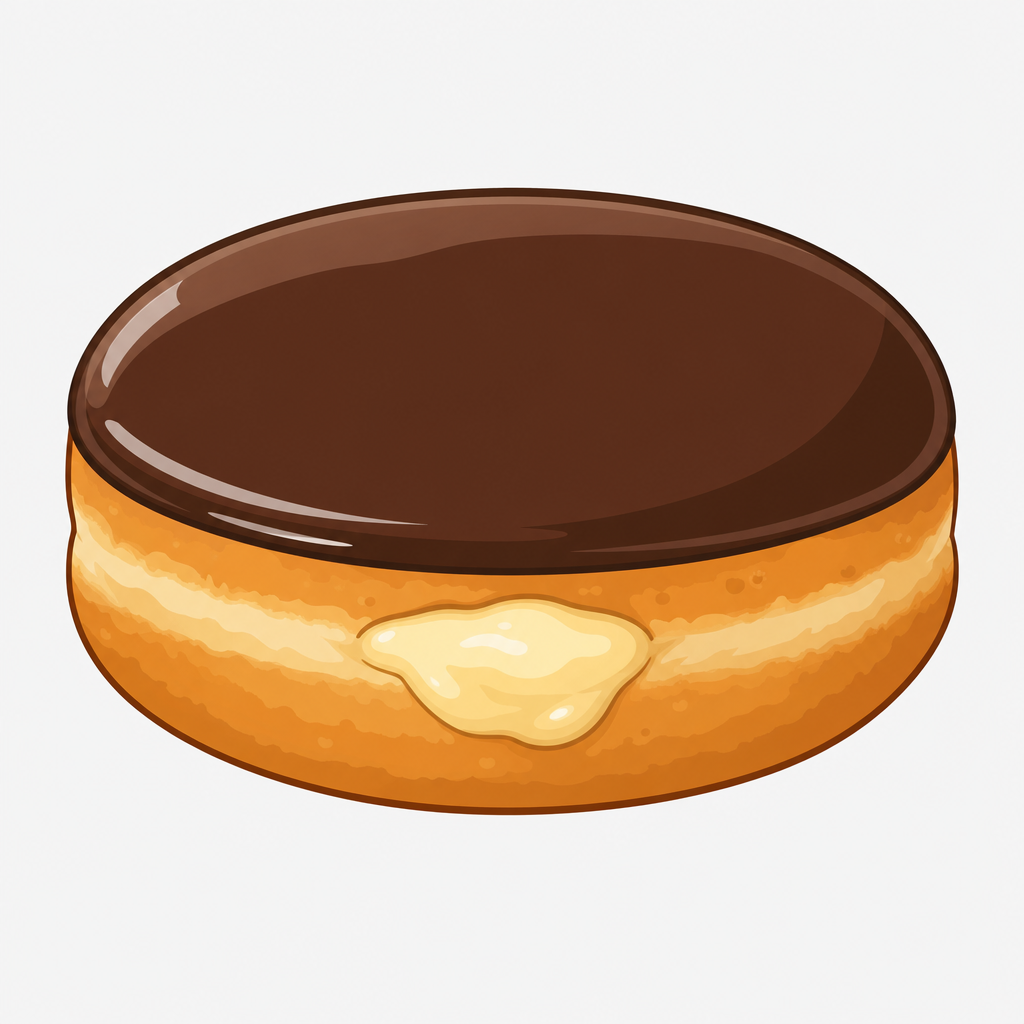 Dunkin' Boston Kreme Donut