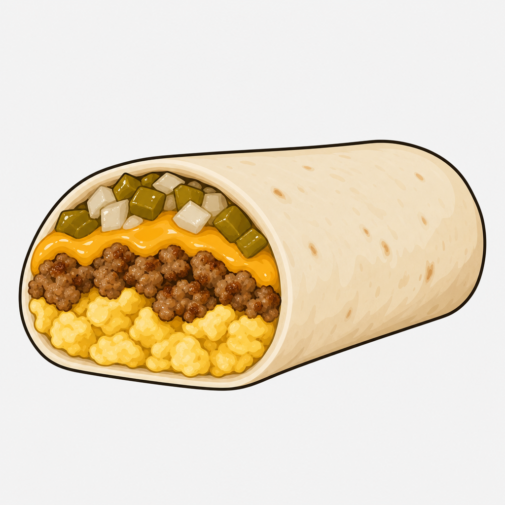 McDonald's Sausage Burrito